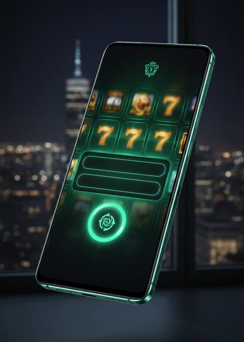 Secure login interface of 778 Casino on a mobile device, showing email and password input fields with an engaging background.